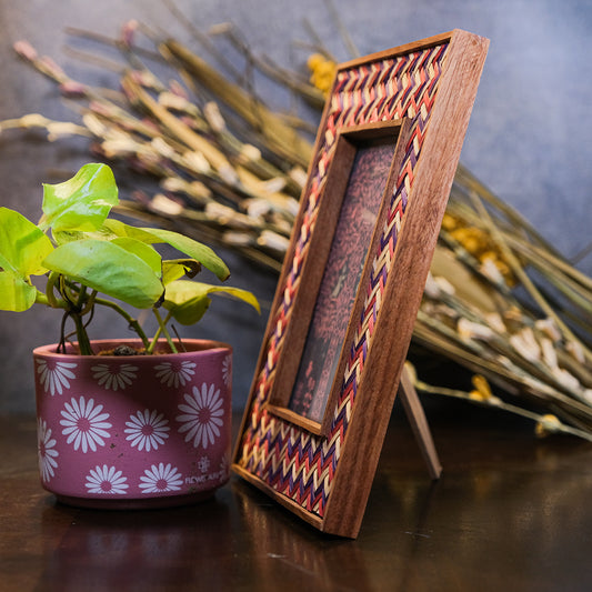 Bamboo Photo Frame (Multicolor)